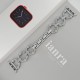 Ремінець Lady band rings для Apple Watch 38mm / 40mm / 41mm Silver