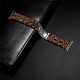 Ремінець Chanel Leather для Apple Watch 38mm / 40mm / 41mm Silver / Brown