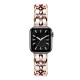Ремінець Chanel Leather для Apple Watch 38mm / 40mm / 41mm Rose Gold / White