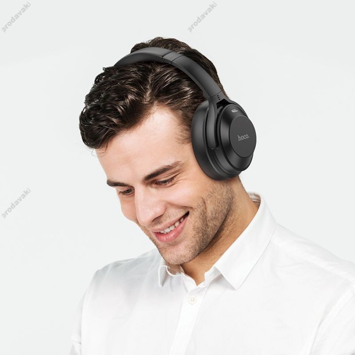 Бездротові Bluetooth навушники Hoco W37 Sound Active Noise Ultimate Black
