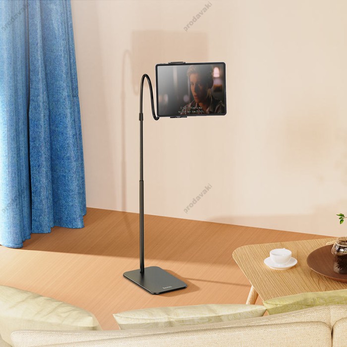Настільна підлоговий Hoco PH42 Vigour retractable lazy stand 4.5-10 Black