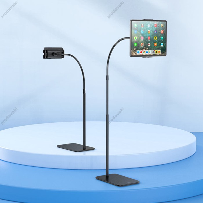 Настільна підлоговий Hoco PH42 Vigour retractable lazy stand 4.5-10 Black
