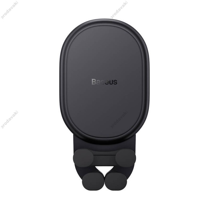 Автомобільний тримач із бездротовою зарядкою Baseus Stable Gravitational Wireless Charging Car Mount Pro 15W (Air Outlet Version) Black SUWX030001