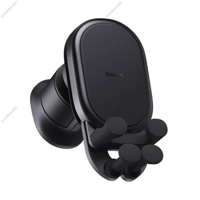 Автомобільний тримач із бездротовою зарядкою Baseus Stable Gravitational Wireless Charging Car Mount Pro 15W (Air Outlet Version) Black SUWX030001