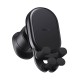 Автомобільний тримач із бездротовою зарядкою Baseus Stable Gravitational Wireless Charging Car Mount Pro 15W (Air Outlet Version) Black SUWX030001