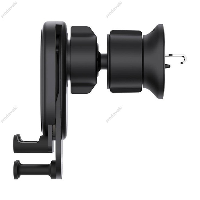 Автомобільний тримач із бездротовою зарядкою Baseus Stable Gravitational Wireless Charging Car Mount Pro 15W (Air Outlet Version) Black SUWX030001