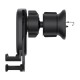 Автомобільний тримач із бездротовою зарядкою Baseus Stable Gravitational Wireless Charging Car Mount Pro 15W (Air Outlet Version) Black SUWX030001