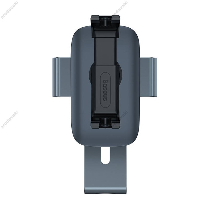 Автомобільний тримач Baseus Metal Age Ⅱ Gravity Car Mount (Round Air Vent Version) Dark Grey SUJS030013