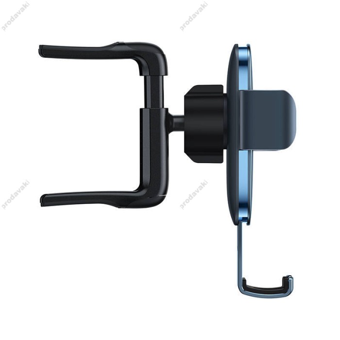 Автомобільний тримач Baseus Metal Age Ⅱ Gravity Car Mount (Round Air Vent Version) Dark Grey SUJS030013