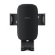 Автомобільний тримач Baseus Metal Age Ⅱ Gravity Car Mount (Round Air Vent Version) Black SUJS030001