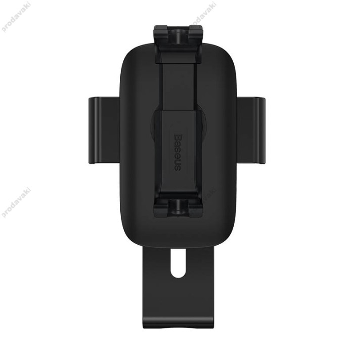 Автомобільний тримач Baseus Metal Age Ⅱ Gravity Car Mount (Round Air Vent Version) Black SUJS030001
