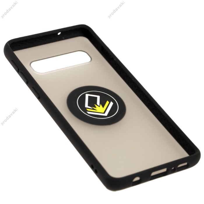 Чохол Samsung Galaxy S10 (G973) LikGus Edging Ring чорний