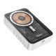 Повербанк портативний акумулятор Power bank Hoco Q10A Transparent MagSafe магнітний 20W 10000 mAh White