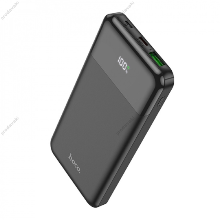 Повербанк портативний акумулятор Power Bank Hoco J102 Cool figure PD 20W 10000 mAh Black