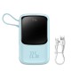 Повербанк портативний акумулятор Power bank Baseus Qpow Pro Digital 22.5W 10000 mAh Blue PPQD020103