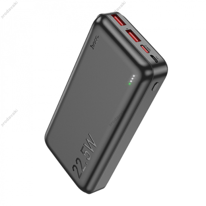 Повербанк портативний акумулятор Power bank Hoco J101A Astute fully compatible power 22.5W 20000 mAh Black