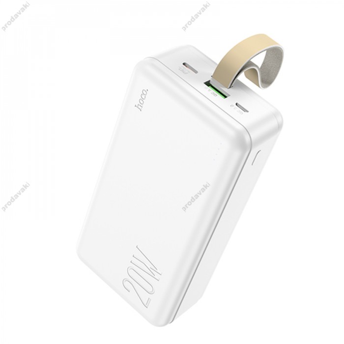 Повербанк портативний акумулятор Power Bank Hoco J87B Tacker 20W 30000 mAh White