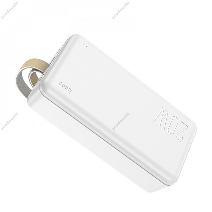 Повербанк портативний акумулятор Power Bank Hoco J87B Tacker 20W 30000 mAh White