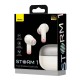 Бездротові Bluetooth навушники Baseus Storm 1 True Wireless Earphones ANC BT 5.2 White NGTW140202
