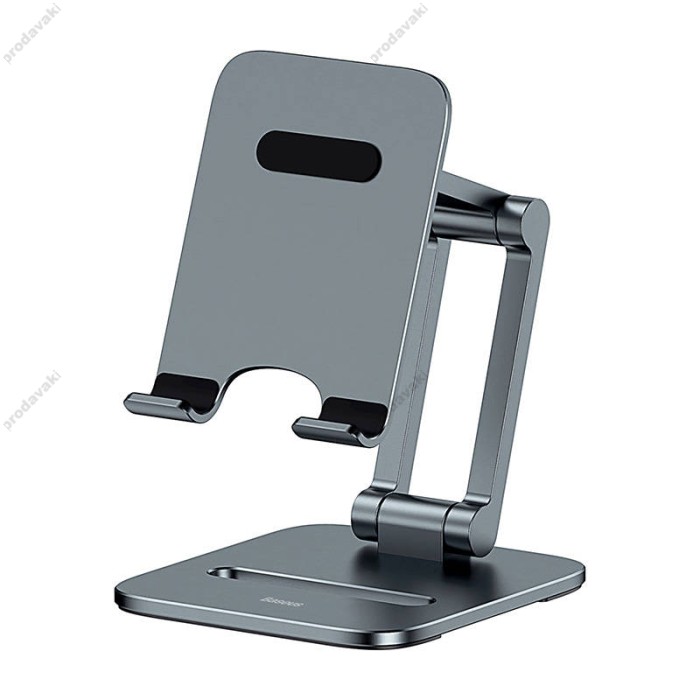 Підставка Baseus Desktop Biaxial Foldable Metal Stand (for Phones) Grey LUSZ000013