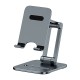 Підставка Baseus Desktop Biaxial Foldable Metal Stand (for Phones) Grey LUSZ000013