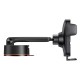 Автомобільний тримач із бездротовою зарядкою Baseus Wisdom Auto Alignment Car Mount Wireless Charger QI 15W Suction base Black CGZX000101