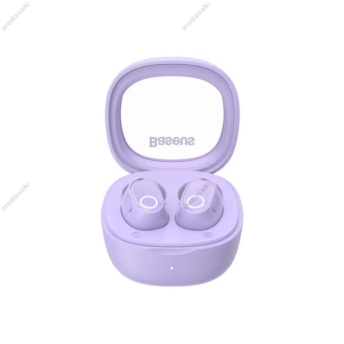 Бездротові Bluetooth навушники Baseus Bowie WM02 True Wireless Earphones BT 5.3 Purple NGTW180005