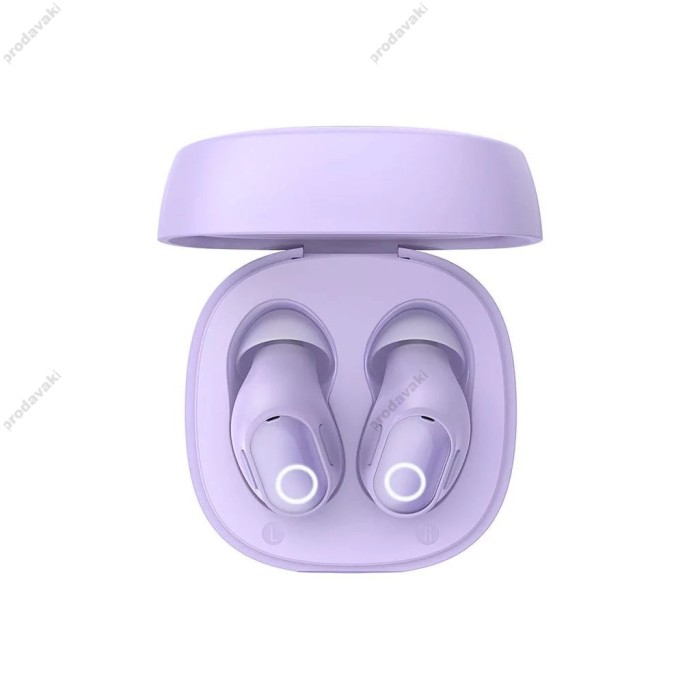 Бездротові Bluetooth навушники Baseus Bowie WM02 True Wireless Earphones BT 5.3 Purple NGTW180005