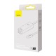 Мережевий адаптер Baseus Lite Series Ethernet Adapter Type-C to RJ45 1000 Mbps 0.225m White WKQX000302