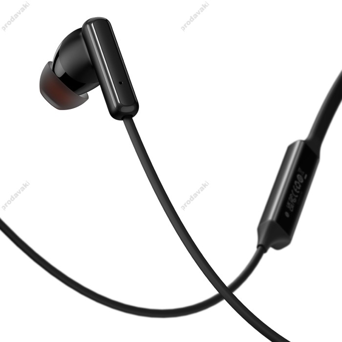 Бездротові Bluetooth навушники Baseus Bowie U2 Neckband Wireless Earphones Black BT 5.2 NGTU000001