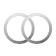 Пластини для магнітного тримача Baseus Halo Series Magnetic Metal Ring 2шт Silver PCCH000012