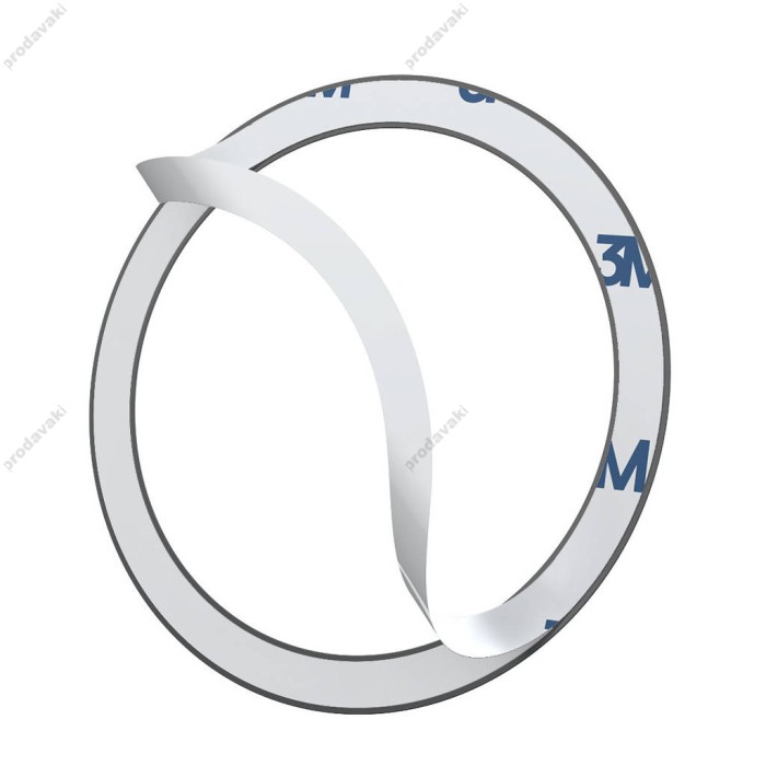 Пластини для магнітного тримача Baseus Halo Series Magnetic Metal Ring 2шт Black PCCH000001