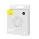 Пластини для магнітного тримача Baseus Halo Series Magnetic Metal Ring 2шт Black PCCH000001