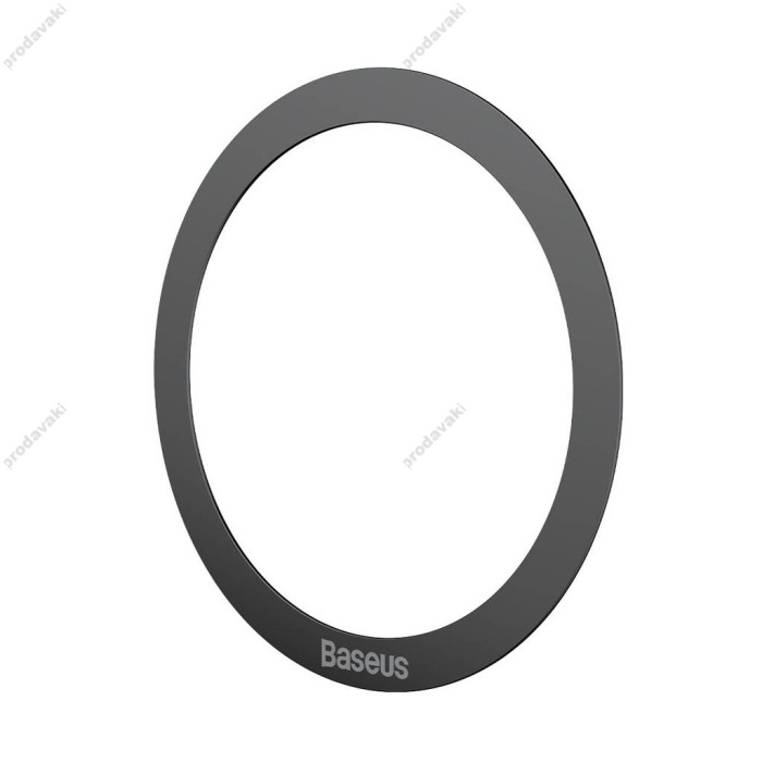 Пластини для магнітного тримача Baseus Halo Series Magnetic Metal Ring 2шт Black PCCH000001