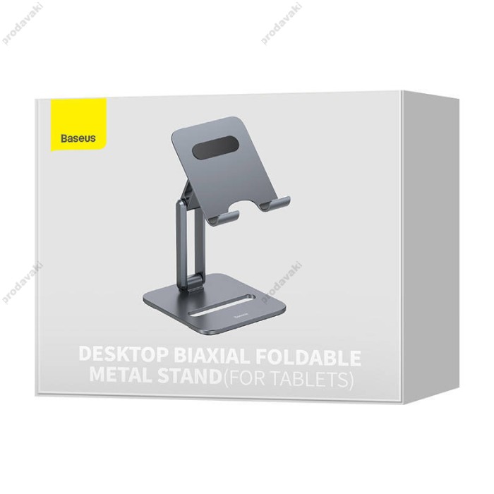 Підставка Baseus Desktop Biaxial Foldable Metal Stand (for Tablets) Grey LUSZ000113