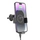 Автомобільний тримач із бездротовою зарядкою BOROFONE BH205 Rusher infrared wireless 15W Black