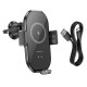 Автомобільний тримач із бездротовою зарядкою BOROFONE BH205 Rusher infrared wireless 15W Black