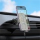 Автомобільний тримач із бездротовою зарядкою BOROFONE BH205 Rusher infrared wireless 15W Black