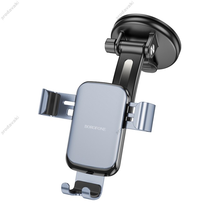 Автомобільний тримач BOROFONE BH95 Warrior gravity car holder (center console) Black