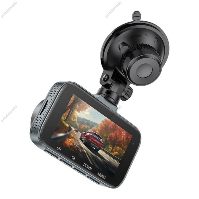 Відеореєстратор HOCO DV5 Driving recorder with 3-inch display Grey