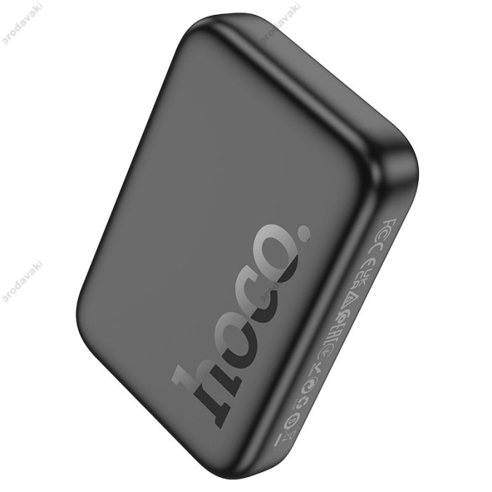 Повербанк портативний акумулятор Power Bank Hoco J117A Esteem MagSafe магнітний 20W 10000 mAh Black