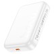 Повербанк портативний акумулятор Power Bank Hoco J117A Esteem MagSafe магнітний 20W 10000 mAh White