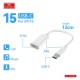 Перехідник Type-C на Lighting Earldom ET-OT101 білий
