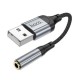 Перехідник Hoco LS36 USB / Jack 3.5