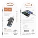 Перехідник Hoco UA17 Lightning Male + USB-C Male to USB Female DUAL Adapter Black