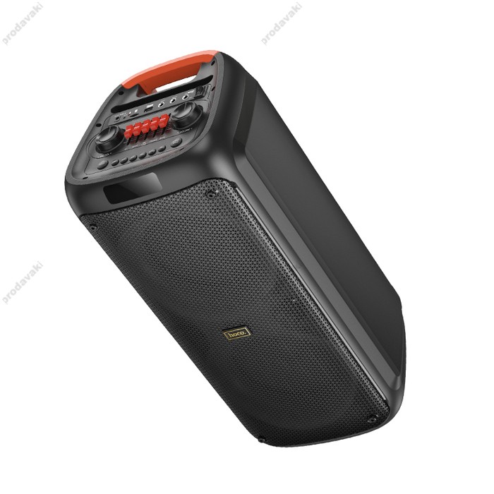 Портативна колонка Bluetooth HOCO HA7 Leader wireless dual-mic outdoor speaker 75W Black