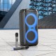 Портативна колонка Bluetooth HOCO HA7 Leader wireless dual-mic outdoor speaker 75W Black