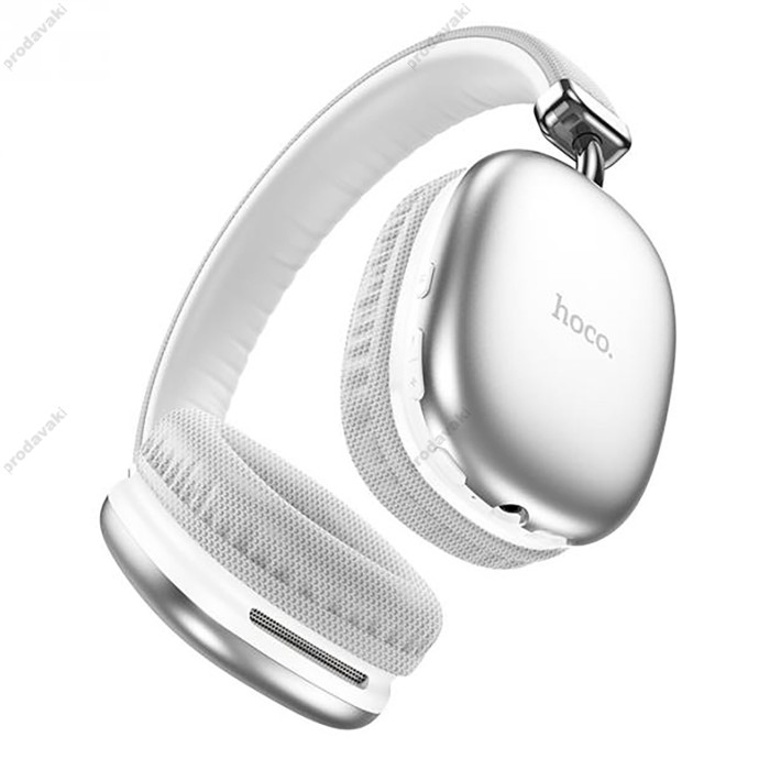 Бездротові Bluetooth навушники Hoco W35 Max Joy headphones BT 5.3 Silver