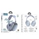 Бездротові Bluetooth навушники Hoco W35 Air Triumph headphones BT 5.3 Blue