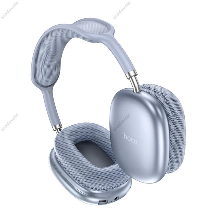 Бездротові Bluetooth навушники Hoco W35 Air Triumph headphones BT 5.3 Blue